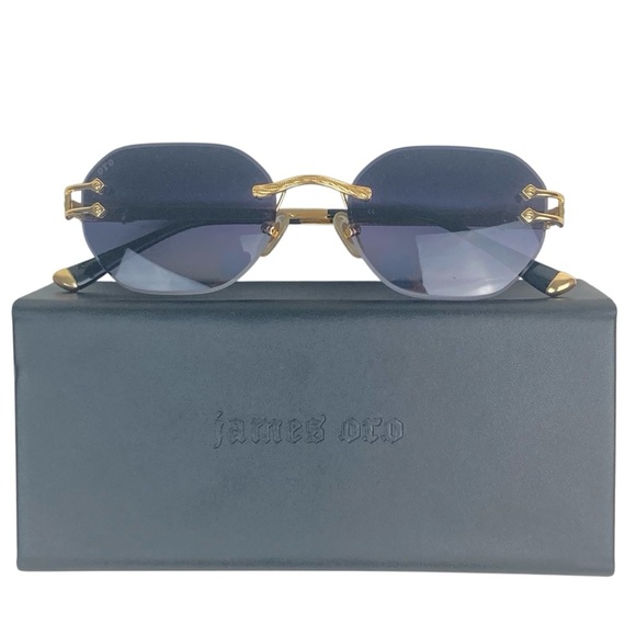 JAMES ORO Cavier Rimless Sunglasses - Collection i - Unisex - Picture 4 of 15